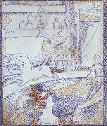Georges Seurat Study for Circus oil on canvas